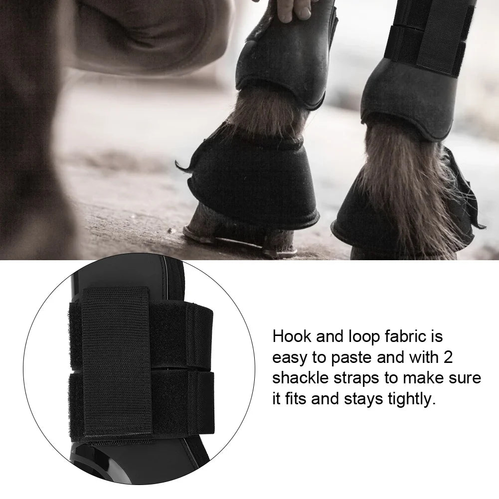 2 Pair Elastic Horse Boot Thicken PU Front - ProPawPet.com