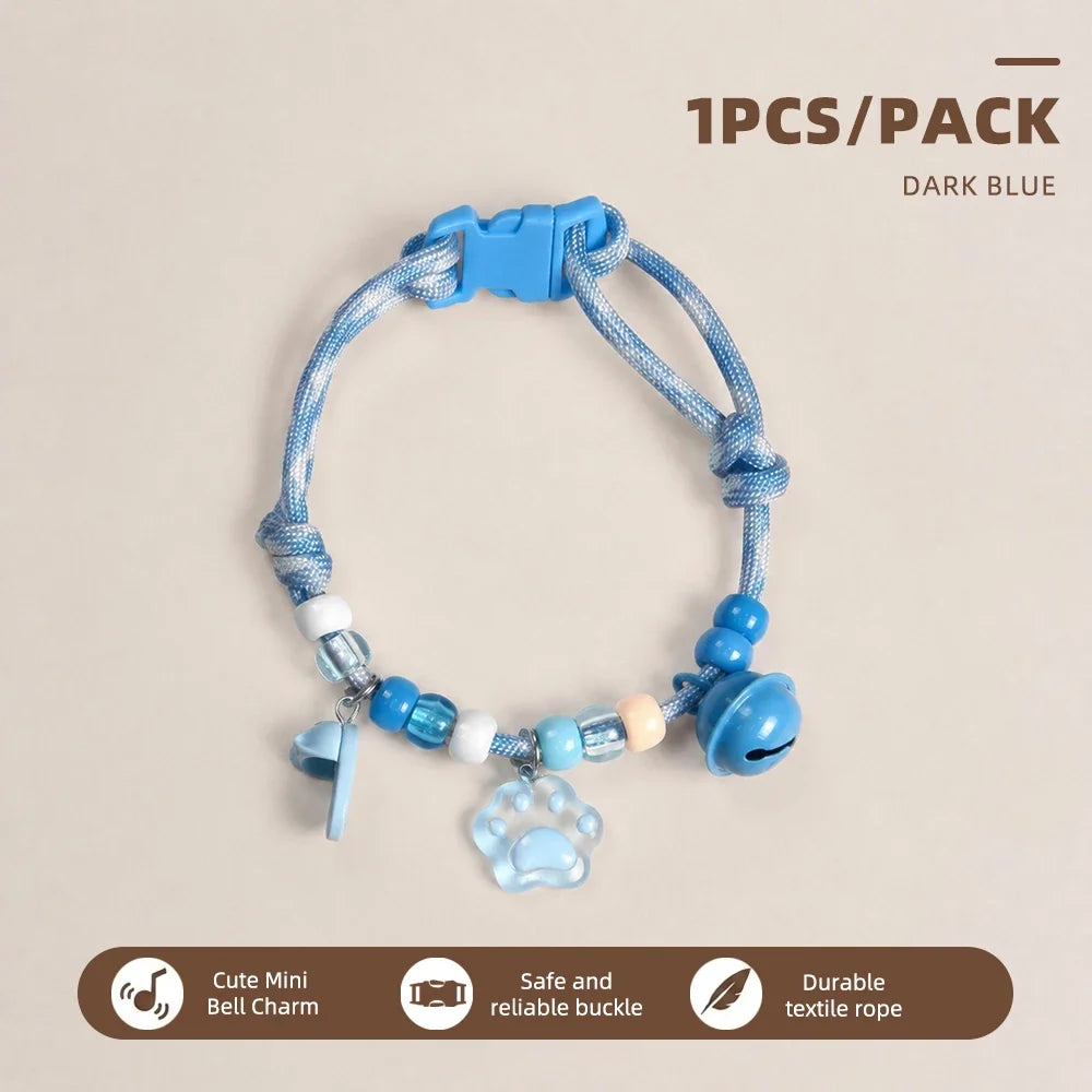 Cute Pet Beaded Necklace Cat Dog Collar - ProPawPet.com