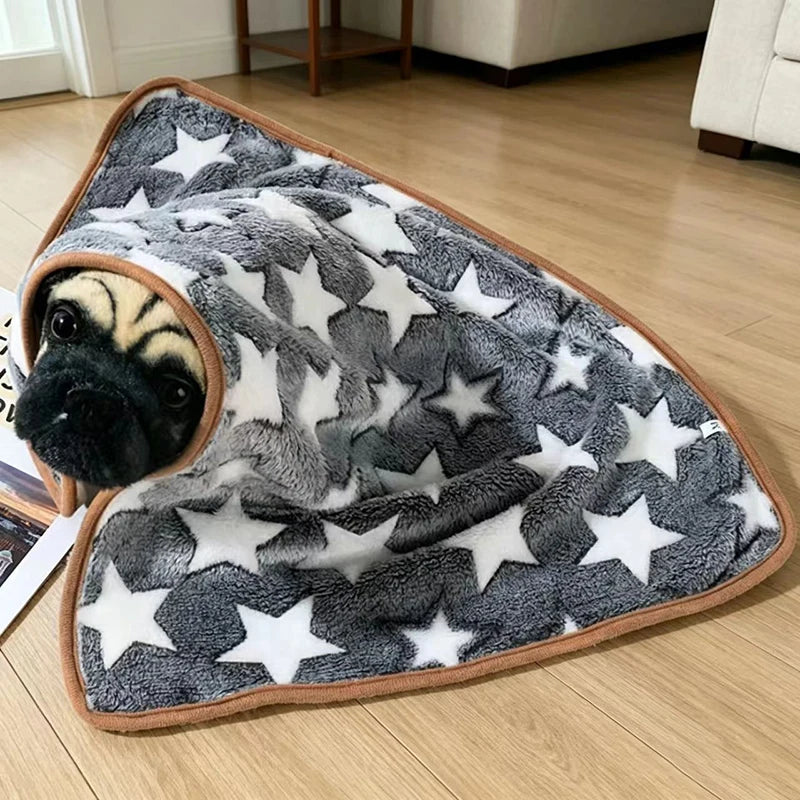Coral Fleece Pet Sleeping Blanket Soft - ProPawPet.com