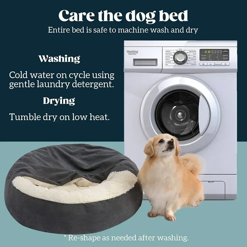 Orthopedic Dog Bed Ma Washable with Hooded - ProPawPet.com
