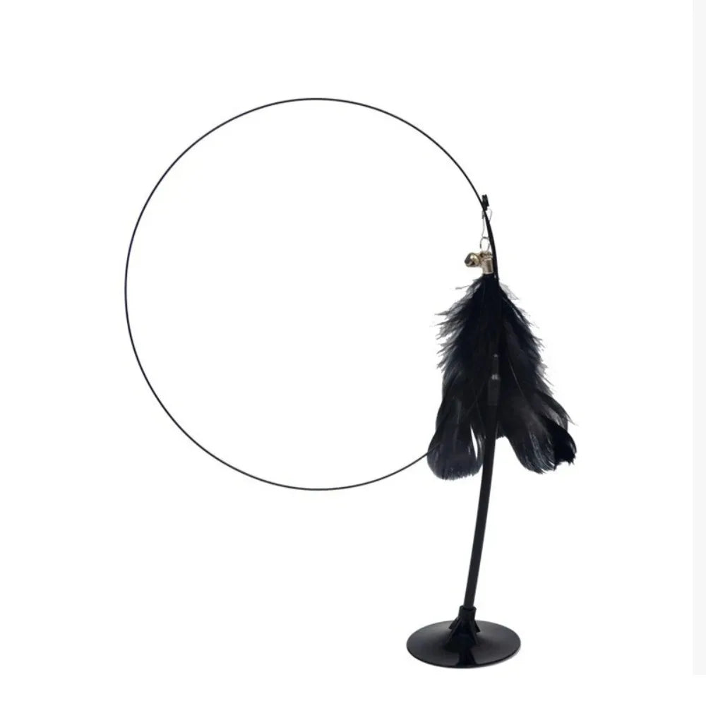 Detachable Cat Teasing Wand with Bell Long Pole Toys – Cat Supplies