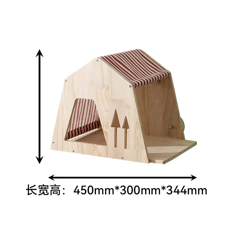 Solid Wood Cat Hammock for Indoor Cats with - ProPawPet.com
