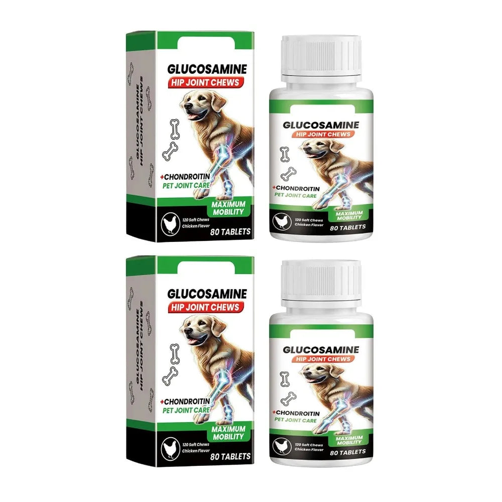 1 2 3box Pet Joint Health Tablets Dogs Ammonia Chondroitin – Dog Supplies