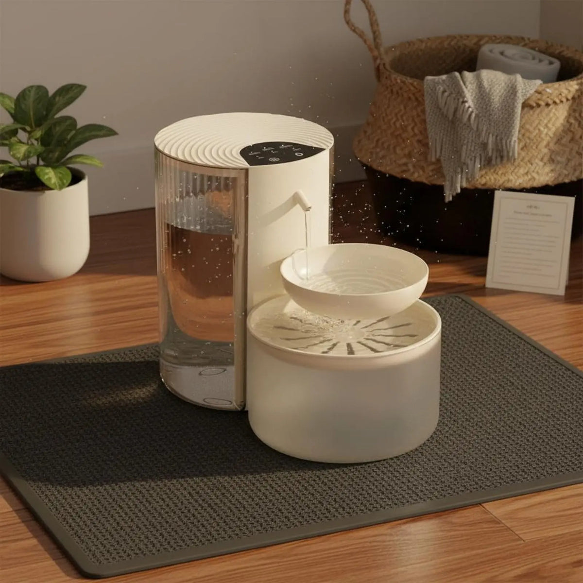 Clean Water Separator Fountain Rechargeable - ProPawPet.com