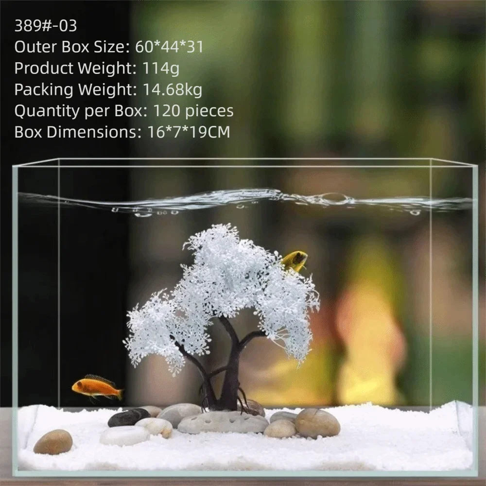 Realistic Aquarium Fish Tank Decoration – 8 Colors