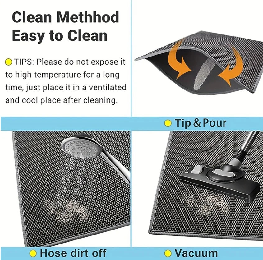 Cats Litter Mat Double Layer 2 Layer Non - ProPawPet.com