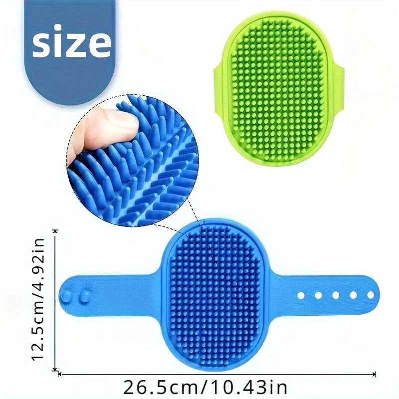1pc Pet Shampoo Brush Silicone Massage - ProPawPet.com