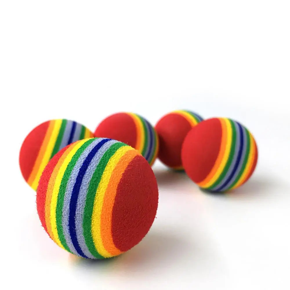1Pcs Colorful Pet Rainbow Foam Fetch Balls - ProPawPet.com