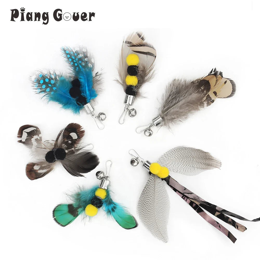 6pcs Mix Simulated Insect Accessories Cat - ProPawPet.com
