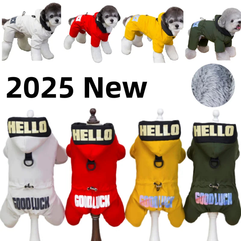 Waterproof Pet Jumpsuits Winter Fleece Dog - ProPawPet.com