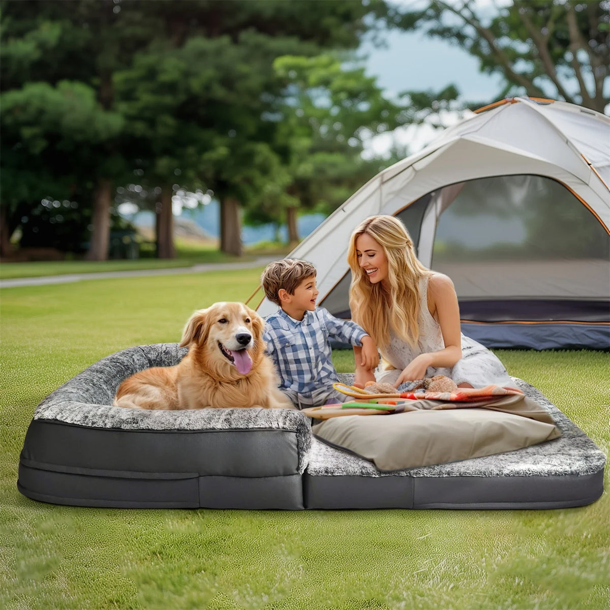 180cm Long Human Dog Bed Fits Adults and Pets Foldable – Dog Beds & Mats