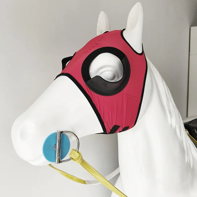 Professional Speed Windproof Horse Racing Eye Mask Elastic, Breathable