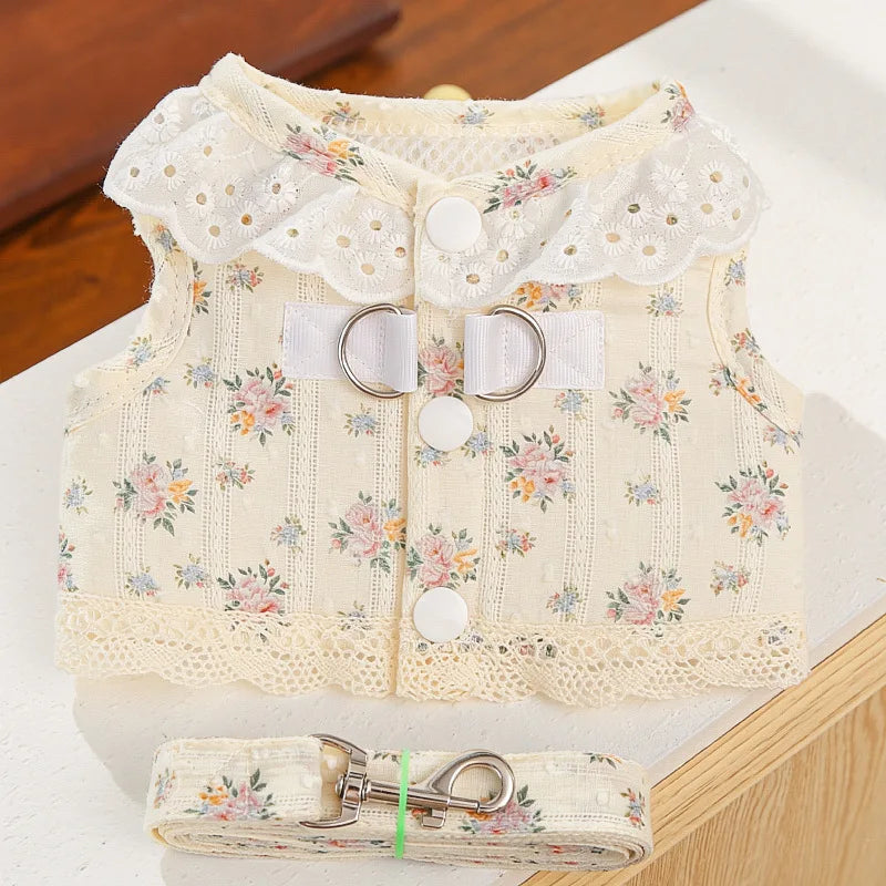 Denim Dog Harness and Lesh Set Pet Clothes - ProPawPet.com