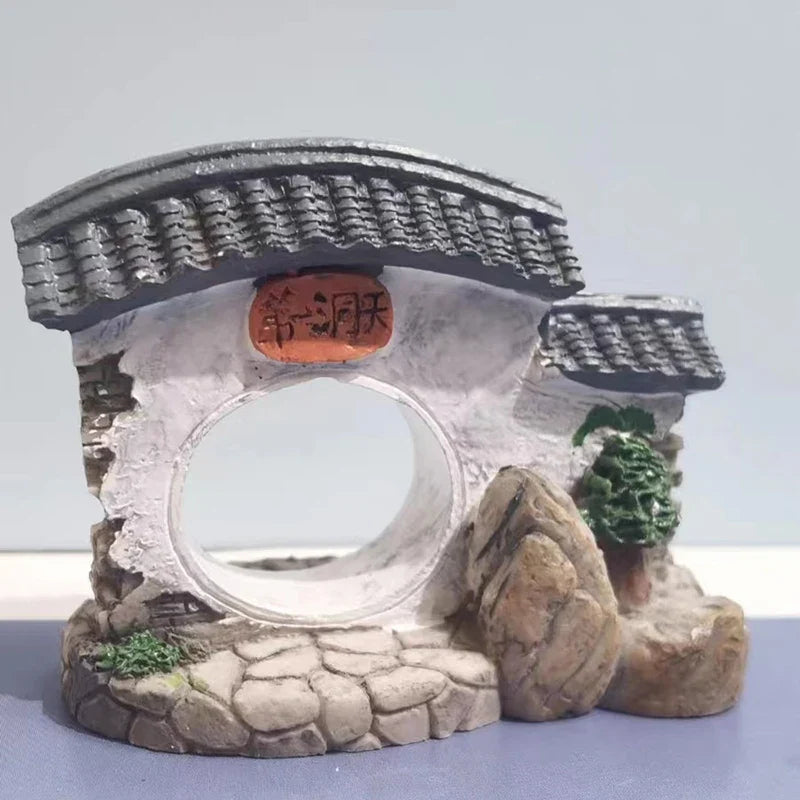 Resin Door Aquarium Decoration Fish Tank - ProPawPet.com