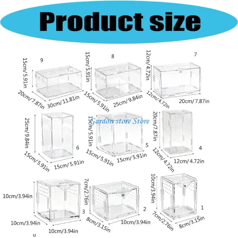 B0KB Reptiles Clear Indoor Enclosure with - ProPawPet.com