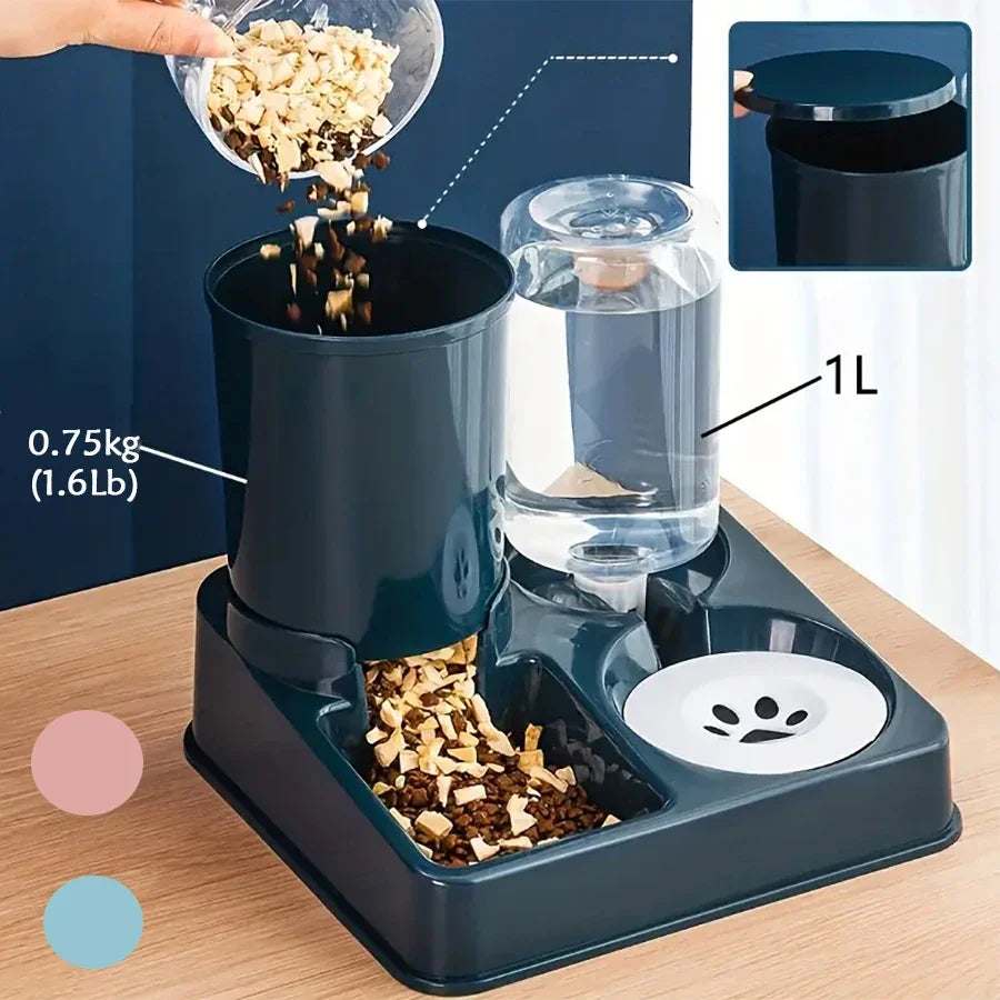 Automatic Cat Feeder Water Dispenser Set, 2 - ProPawPet.com