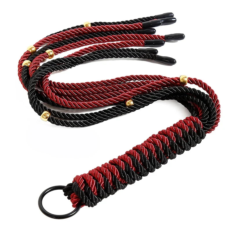 63cm Red and Black Double Match Braided Rope - ProPawPet.com