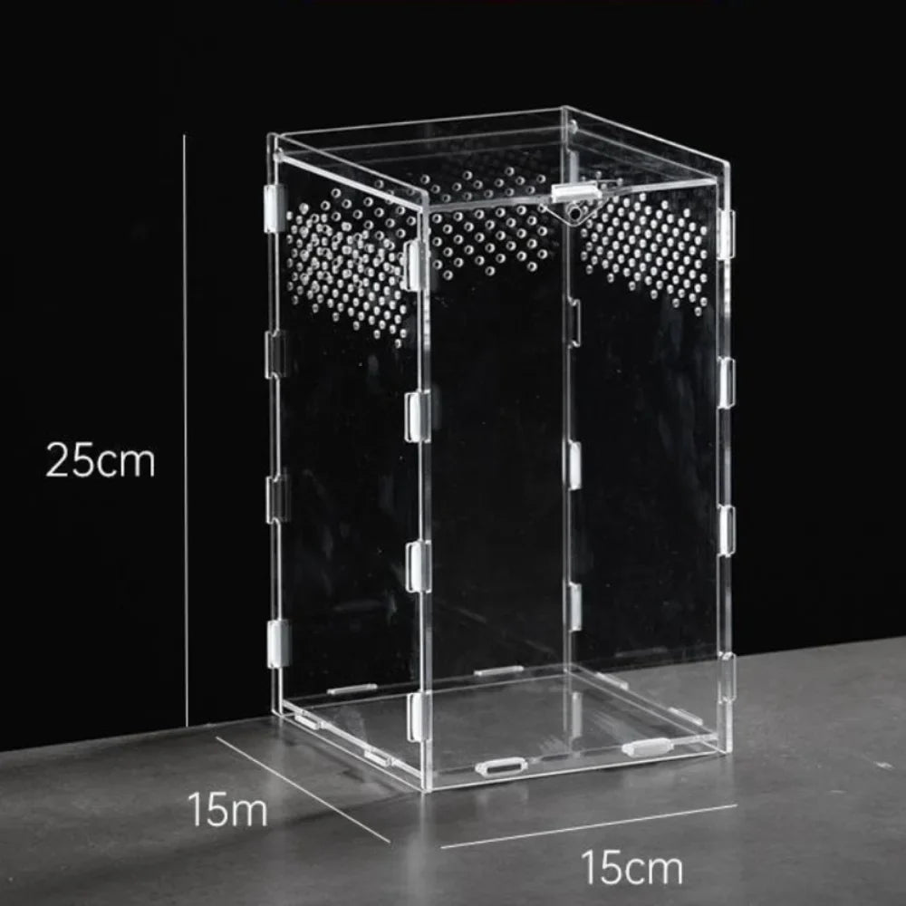New Acrylic Reptile Habitat Anti-Escape - ProPawPet.com