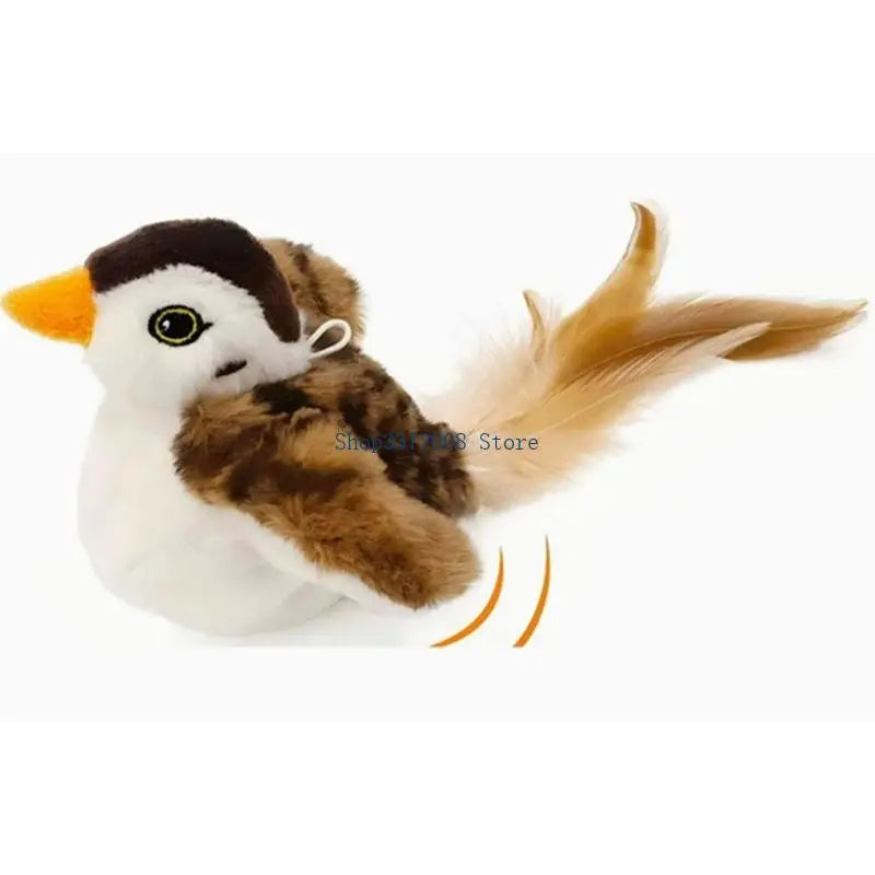 Electric Flapping Bird Toy Cats Interactively Sound Exercise – 2 Colors