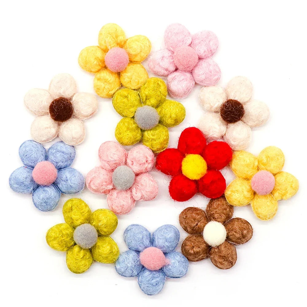 10/20pcs Flower Shape Dog Hair Bows Dog Bow - ProPawPet.com