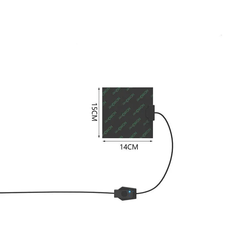 5-48w Reptile Terrarium Heat Pad Climbing Pet Heating Warm, Adjustable