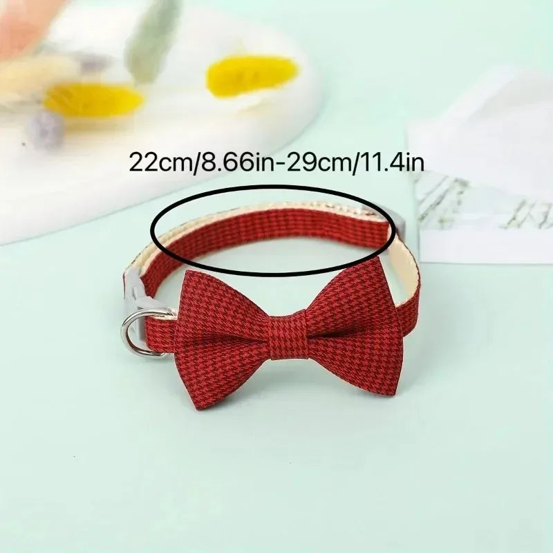 Cute Cat Collar with Bow Tie Adjustable - ProPawPet.com