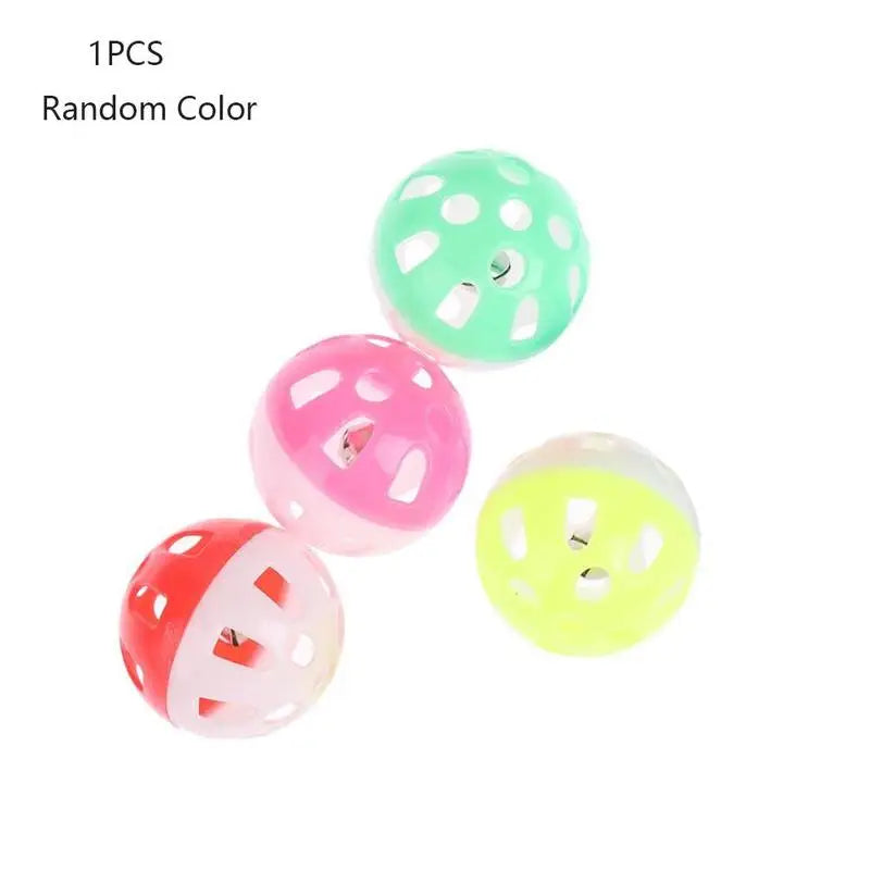 3 Cat Plaything Balls Pet Kitten Play Plastic – 2 Colors