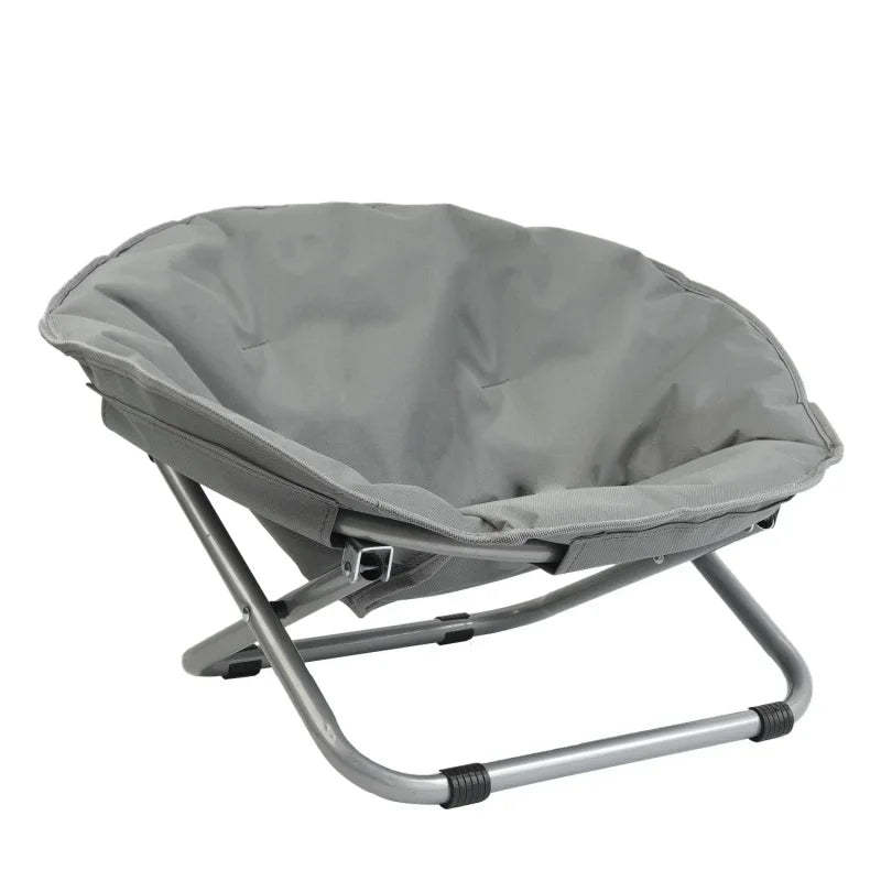 Portable Pet Moon Chair Outdoor Camping Cat & Dog Foldable Bed – 3 Colors
