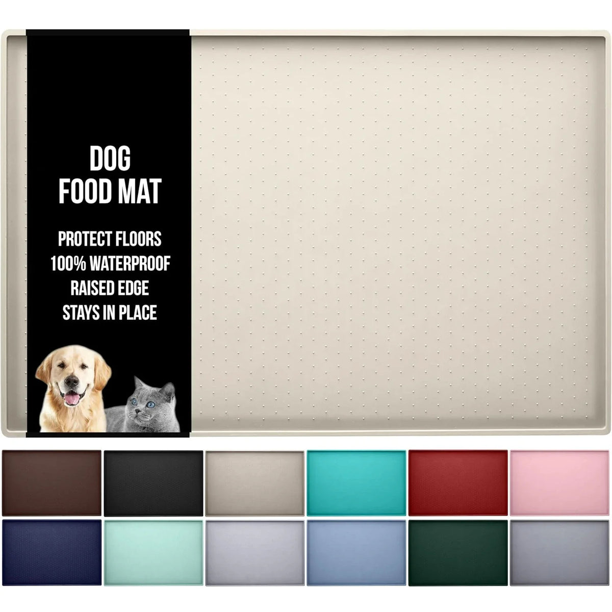 Silicone Cat Dog Food Mat, Anti-Slip Dog - ProPawPet.com
