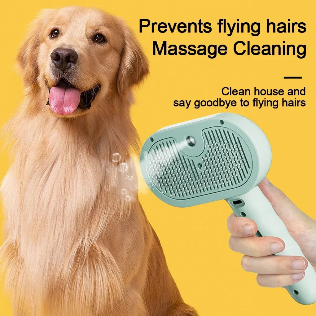 Steam Spray Dog Grooming Brush Unique Steam - ProPawPet.com