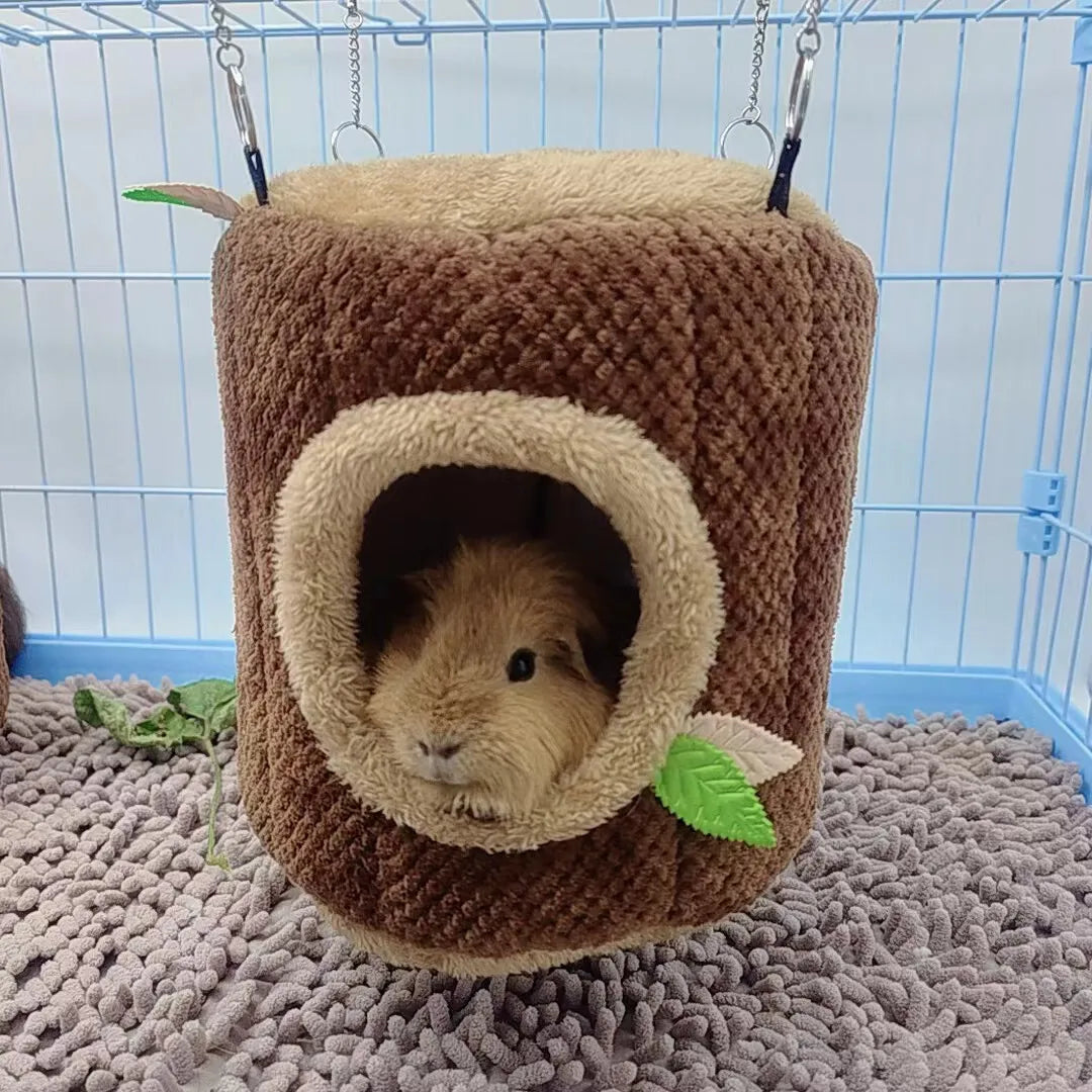 Hamster Nest Rabbit Guinea Pig Sleeping Pouch, Warm