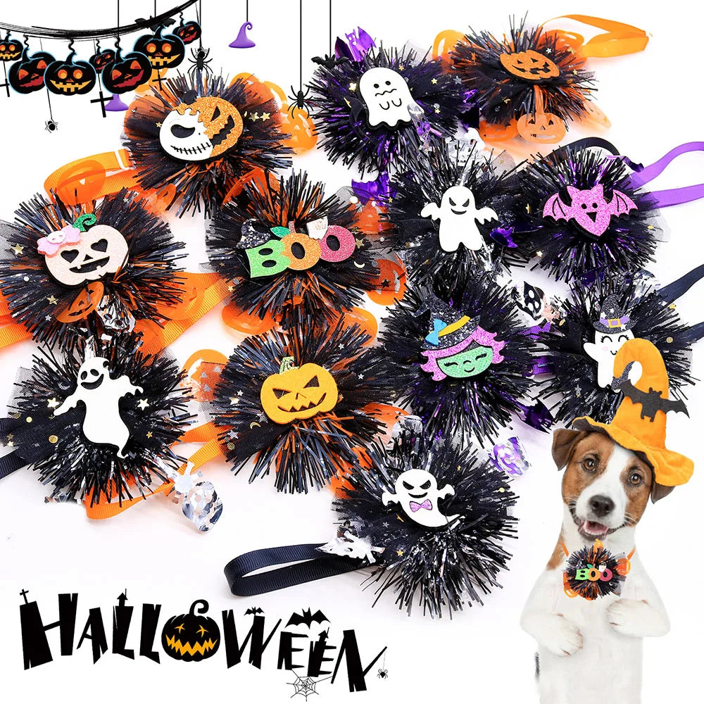 5/10PCS Lace Dog Bow Ties For Halloween - ProPawPet.com