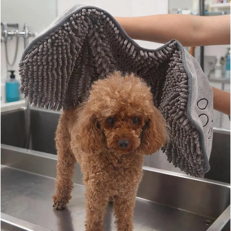 Super Absorbent Quick‑Dry Pet Bath Towel - ProPawPet.com