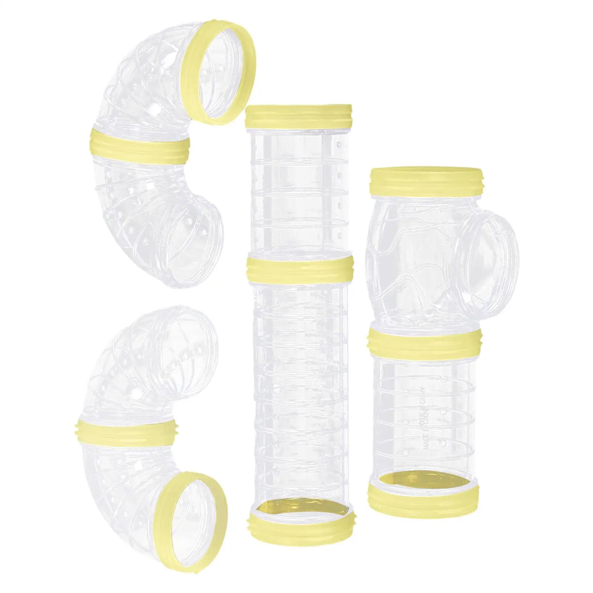 Hamster Tubes Set External Connected Tunnel for Small Pets