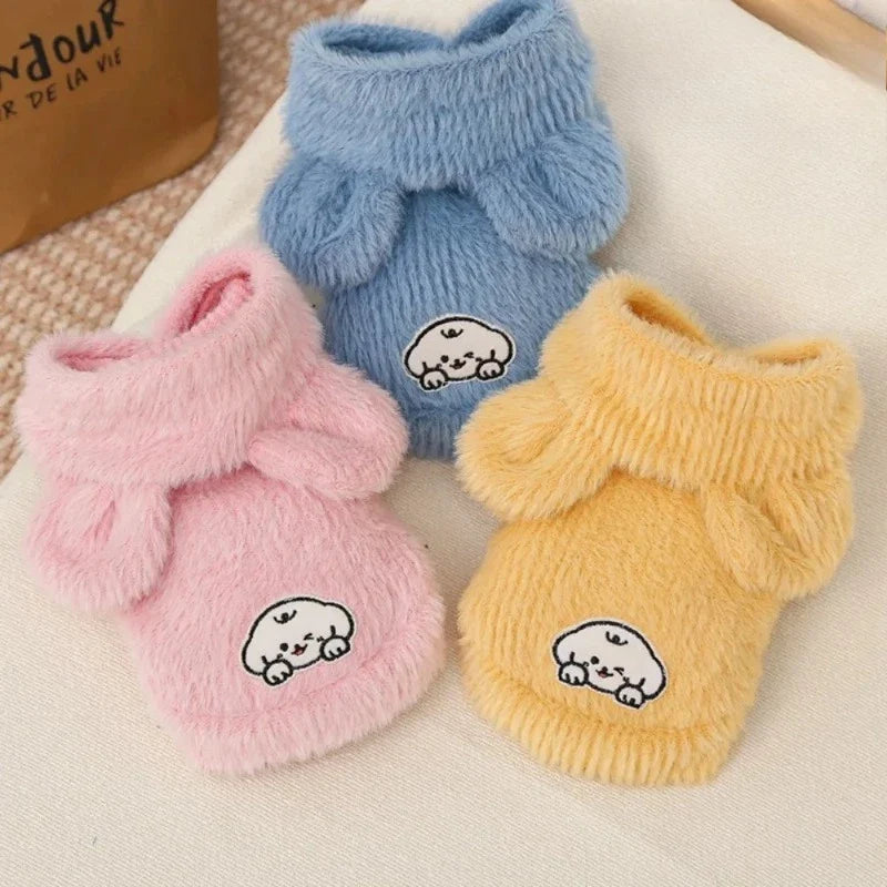 Fashion Cat Dog Hoodie with Buckle Winter - ProPawPet.com
