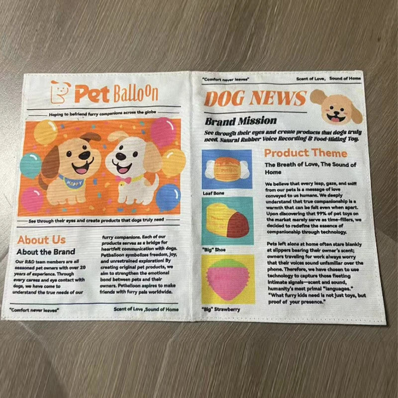 Washable Indestructible Newspaper Dog Plaything – Dog Supplies