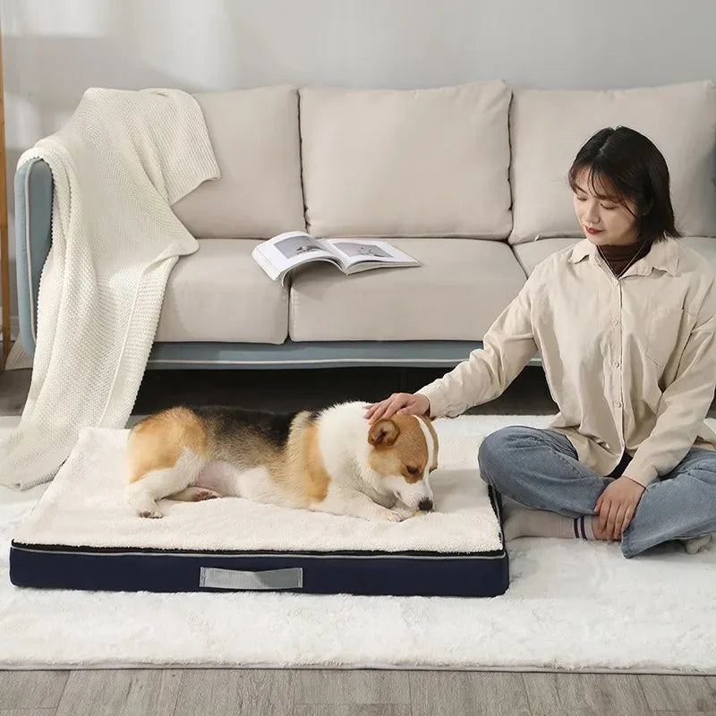 Washable Memory Foam Dog Mattress with - ProPawPet.com