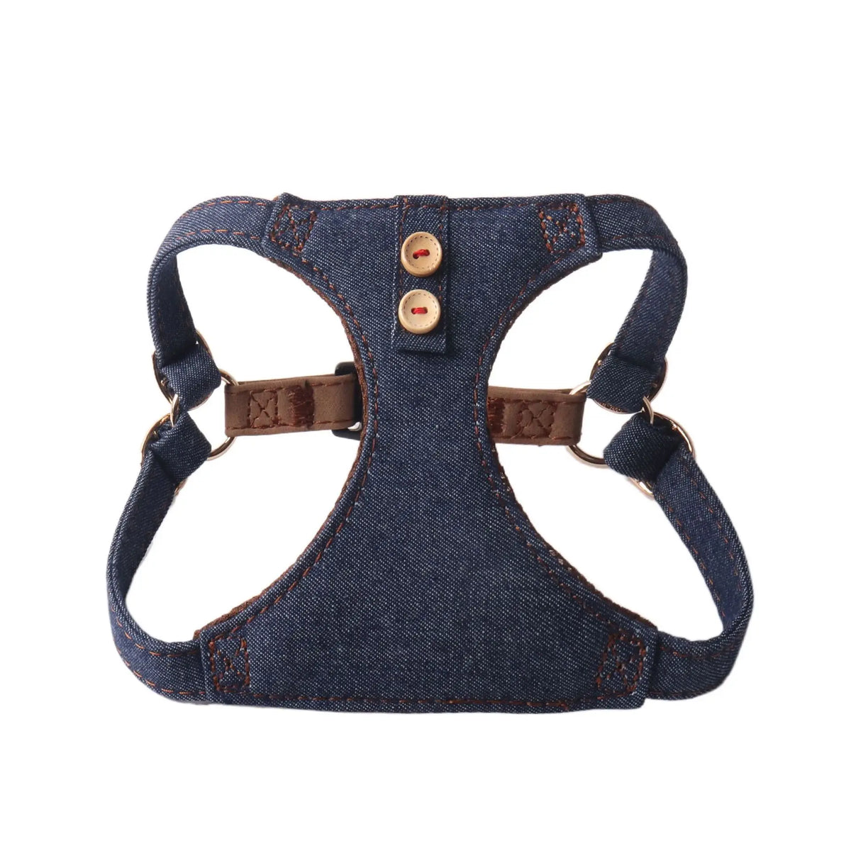 Cotton Denim Dog Harness & Pet Leash Set - - ProPawPet.com