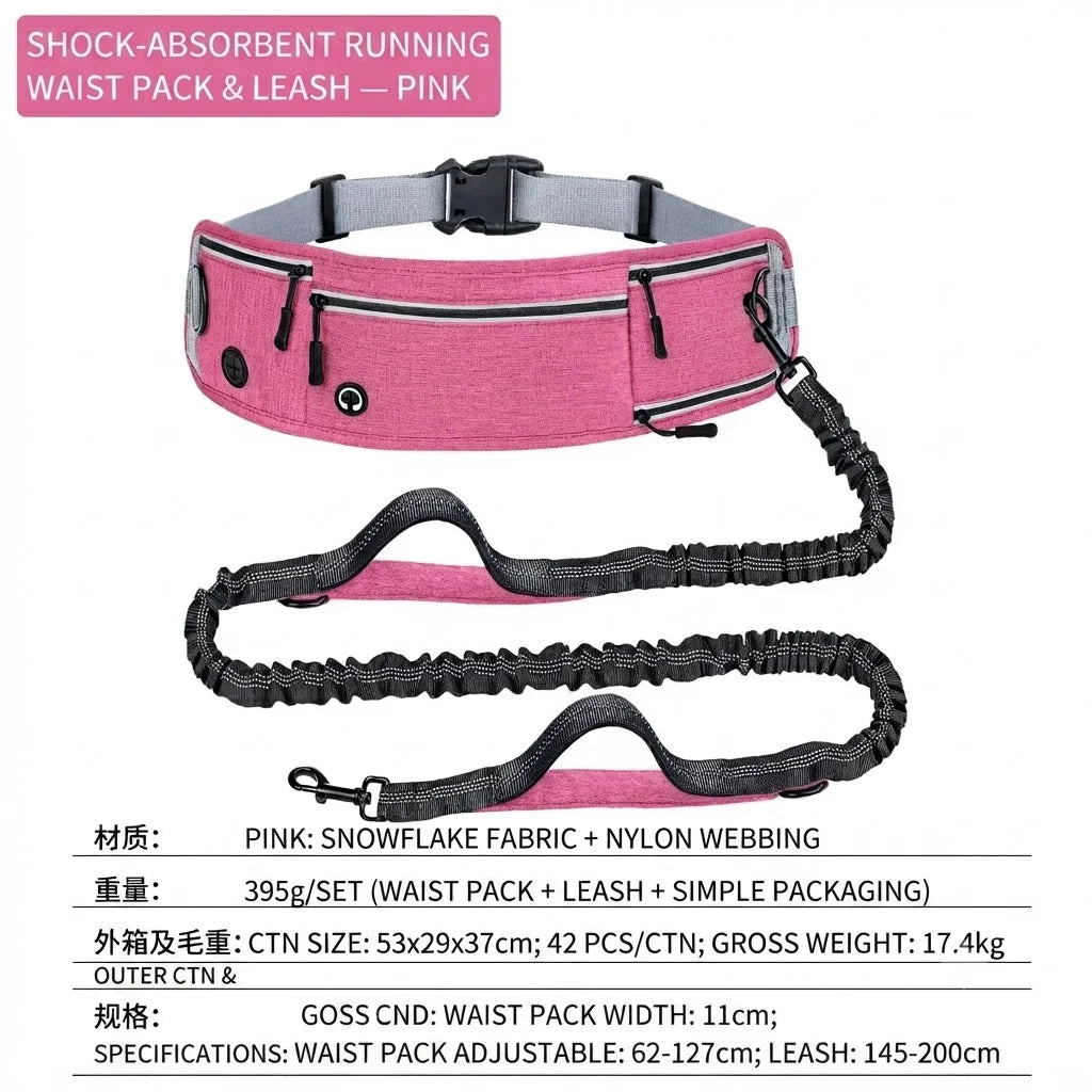 Reflective Retractable Dog Leash Anti Pull Running Pet Lead – Dog Supplies