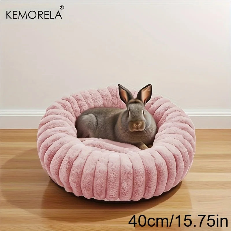 Plush Round Pet Bed Washable Soft Nest for - ProPawPet.com