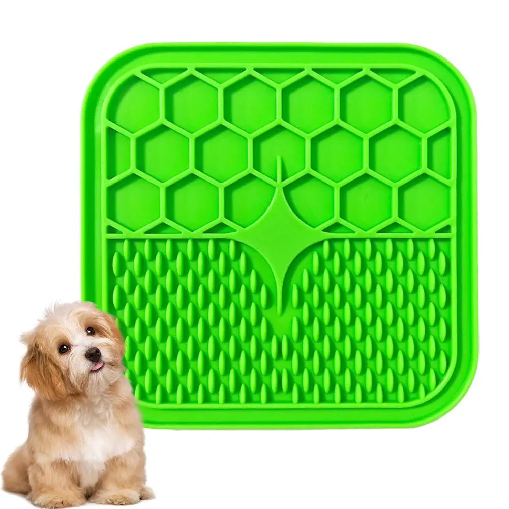 Silicone Licking Pad for Dogs & Cats Slow Feeder – Dog Bowls & Feeders