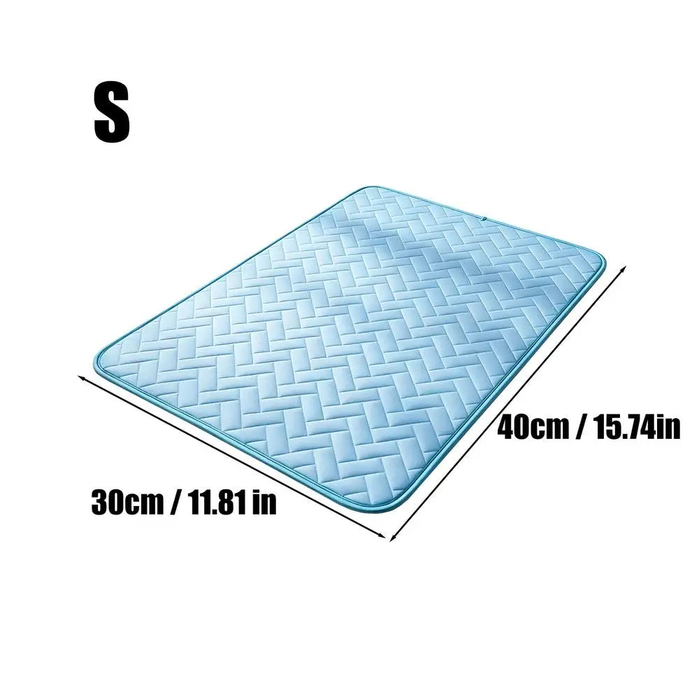 Ice Silk Cooling Pad for Dogs Breathable Pet Kennel – 5 Colors