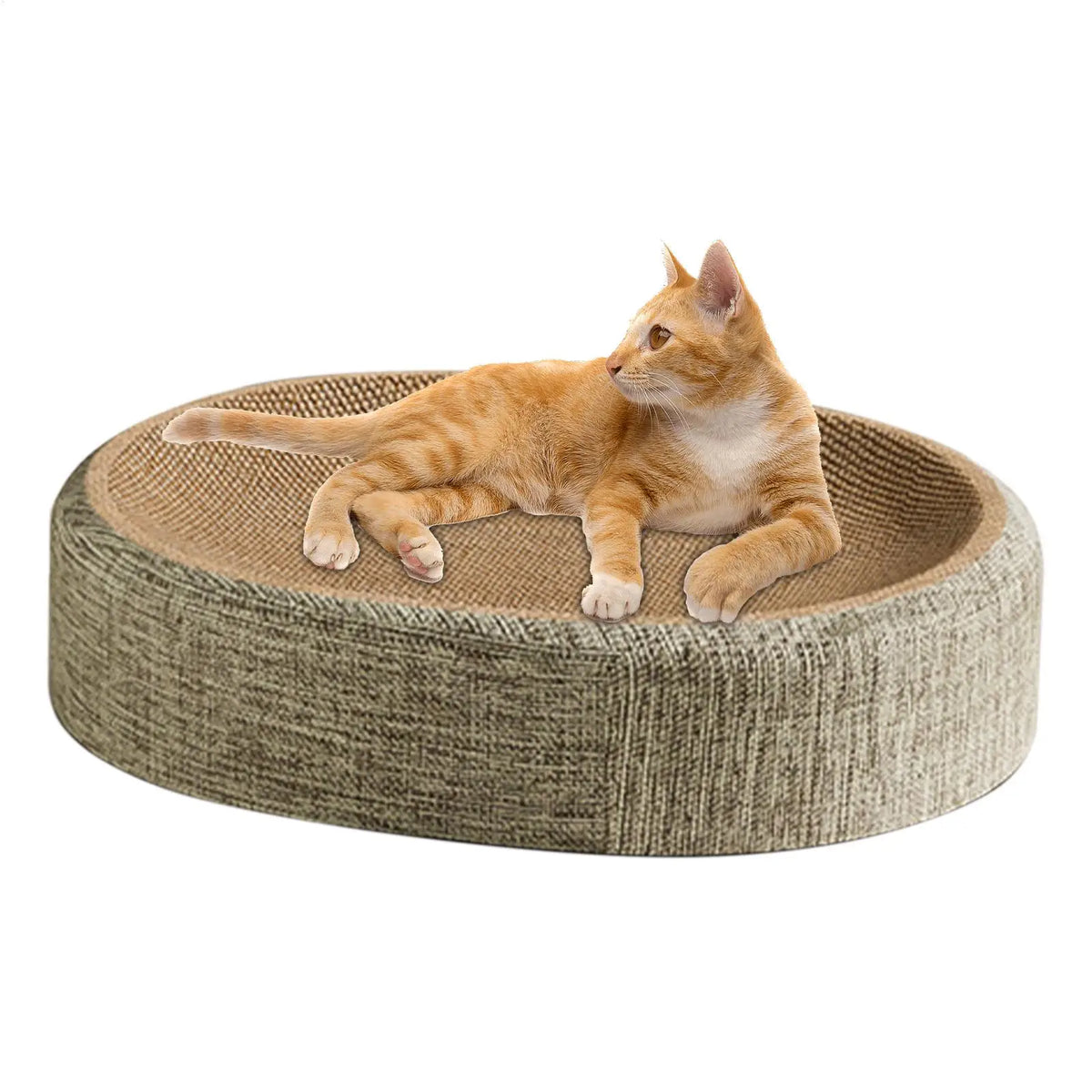Oval Shape Scratch Pad For Cats sisal - ProPawPet.com