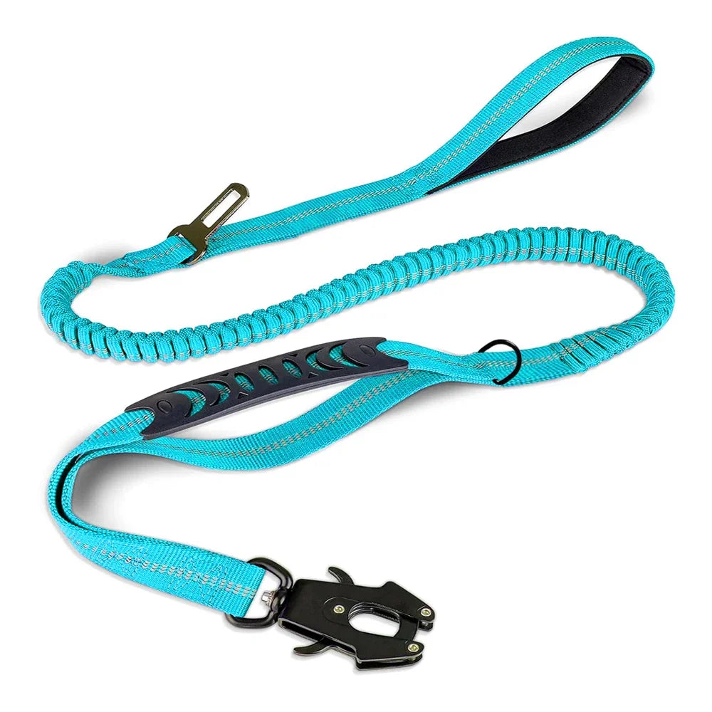 Reflective Shock Absorbing Pet Leashes – 9 Colors