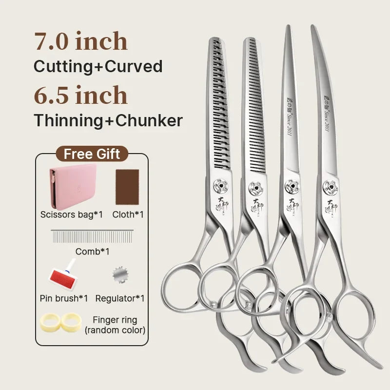 Fenice Slim Narrow Dog Grooming Scissors Set – Dog Supplies