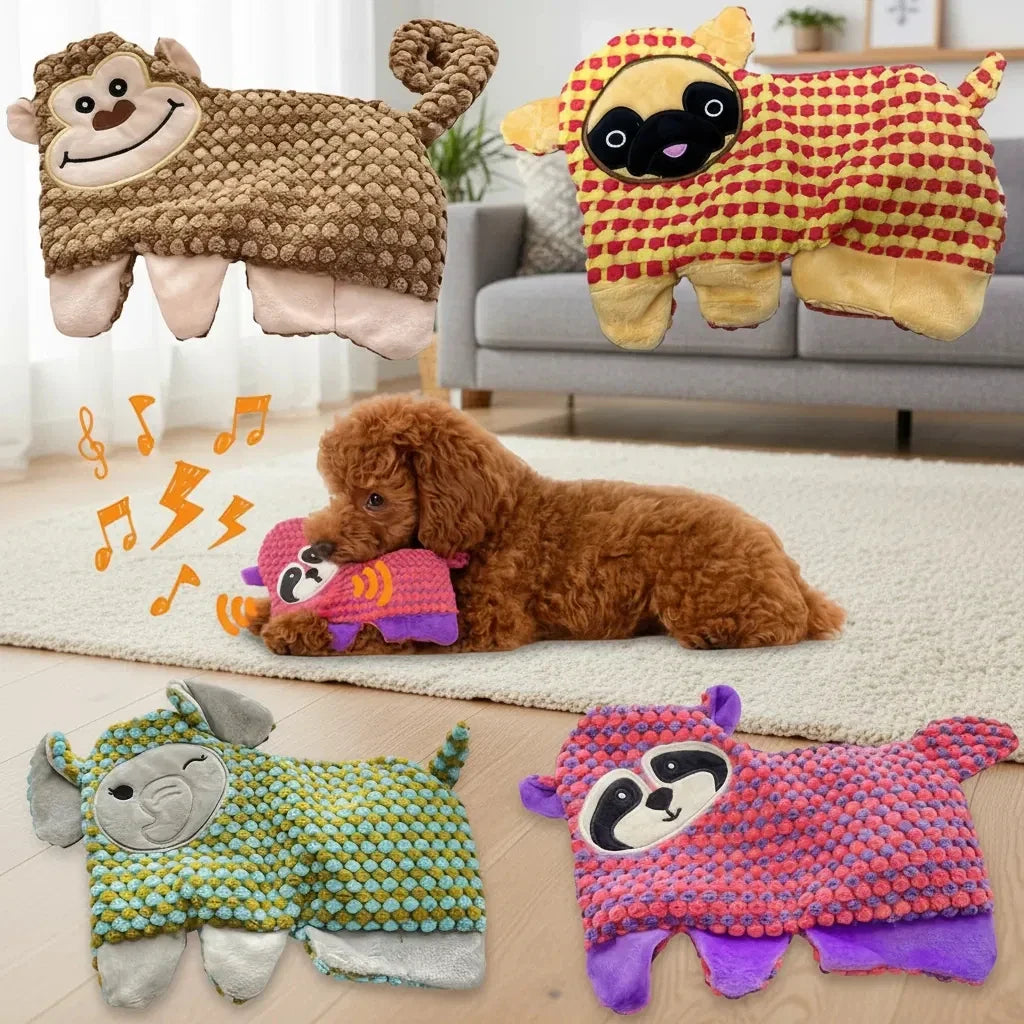 Dog Squeak Toys, No Stuffing Plush Dogs Chew - ProPawPet.com