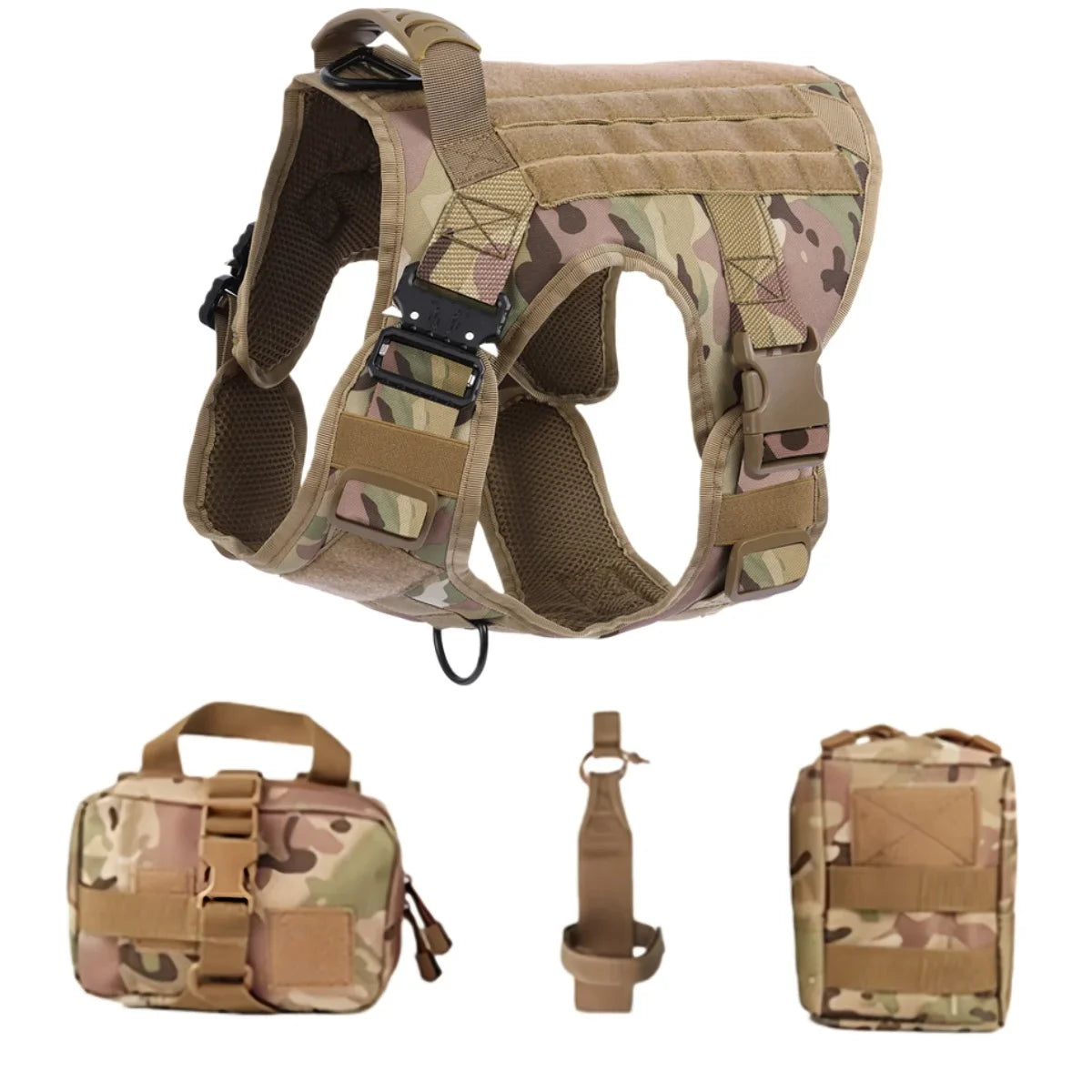 Tactical Dog Harness, Adjustable No-Pull - ProPawPet.com