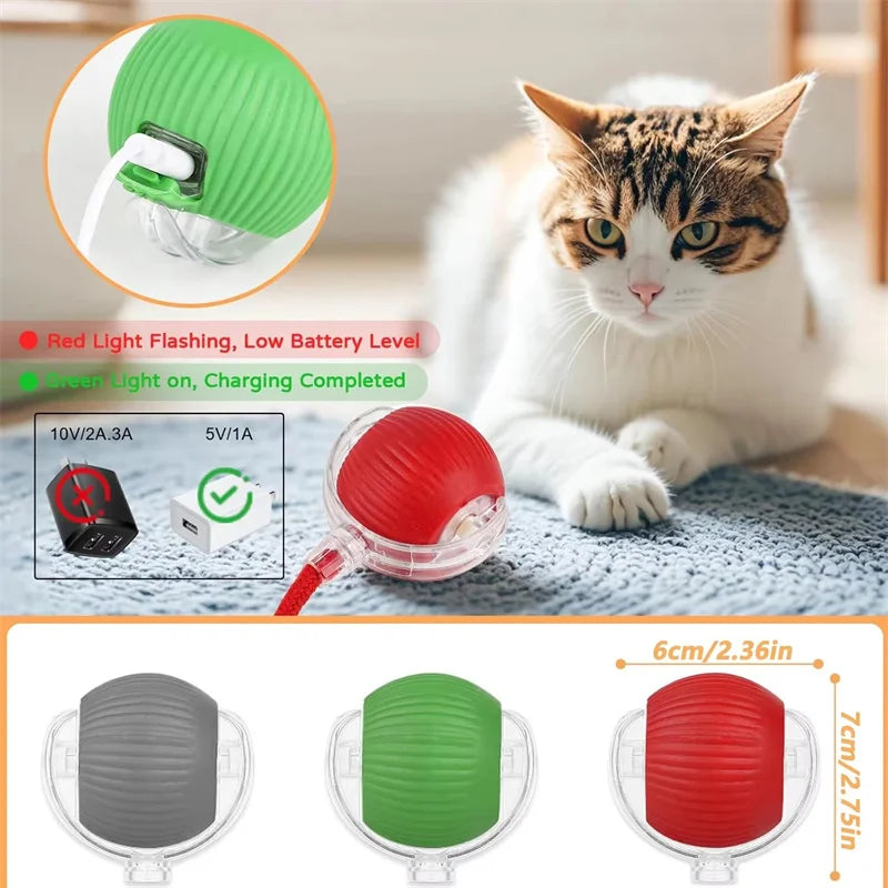 Dog Cat Interactive Ball Toy Automatic - ProPawPet.com