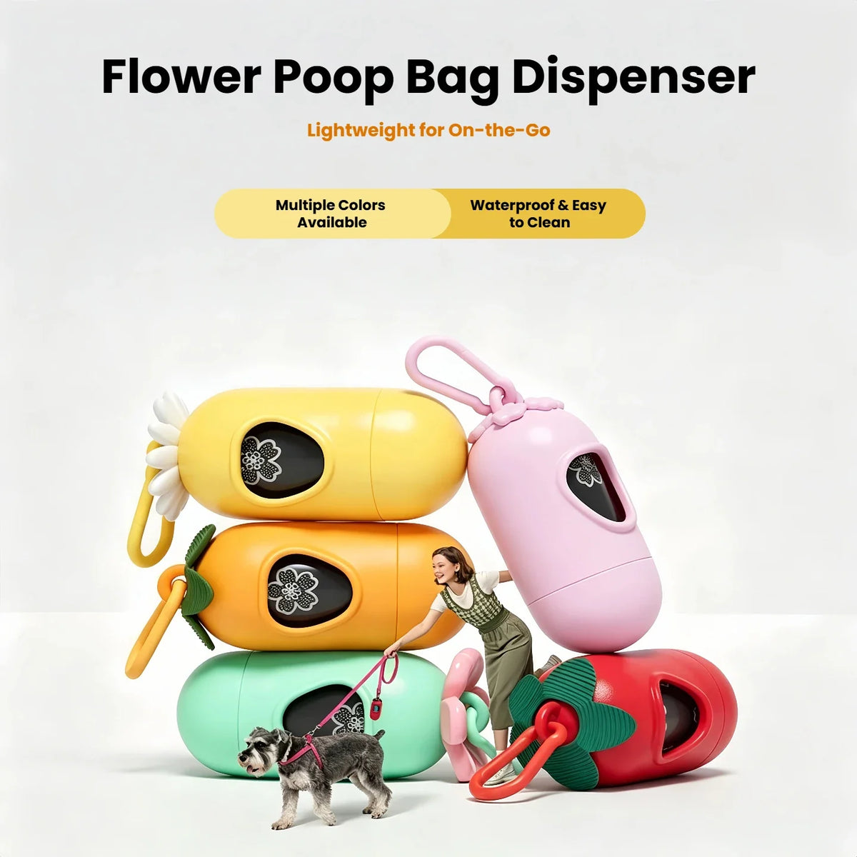 Multicolor Dog Poop Bag Dispenser Thickened - ProPawPet.com