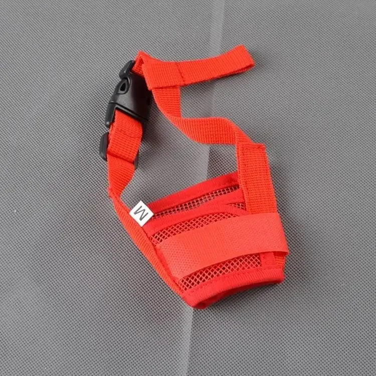 Pet Dog Adjustable Bark Bite Mesh Mouth - ProPawPet.com